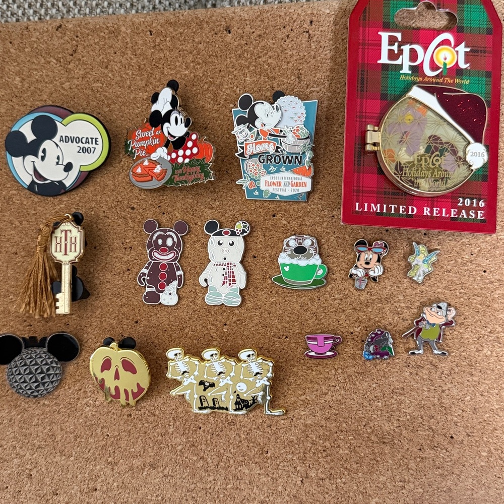 Disney Trading Pins -  Variety-Lot of 16 Pins